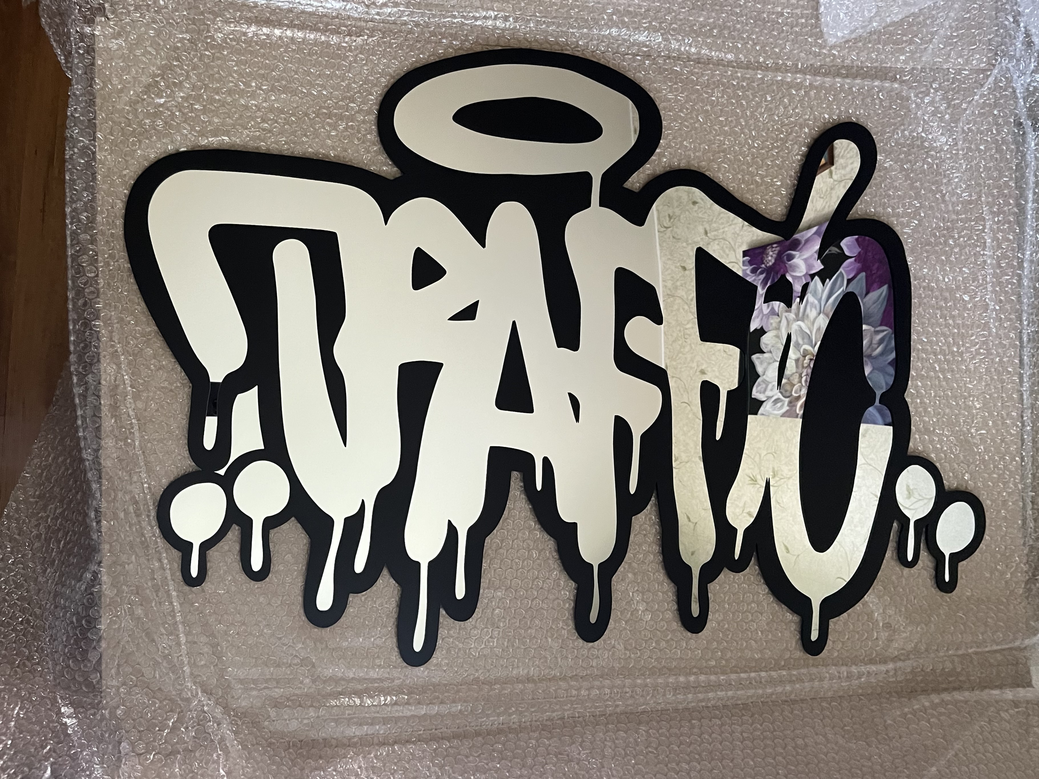 Граффити-зеркало Traffic 95 cm